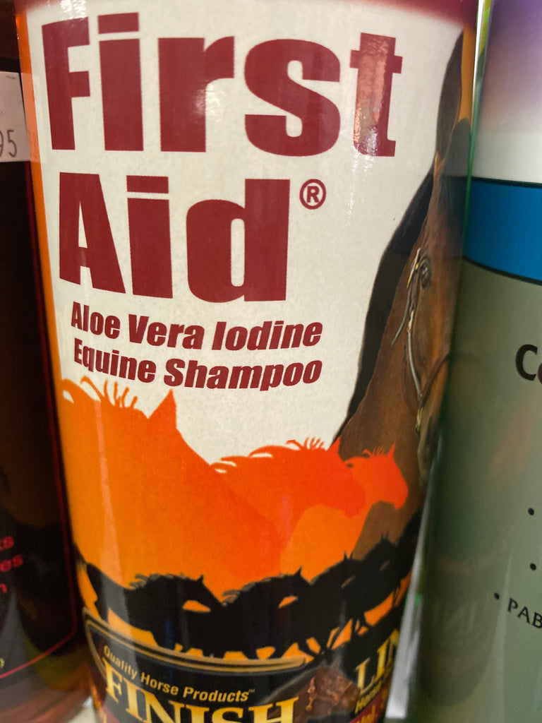 First Aid Aloe Vera Iodine Equine Shampoo – Spectrum Saddle Shop