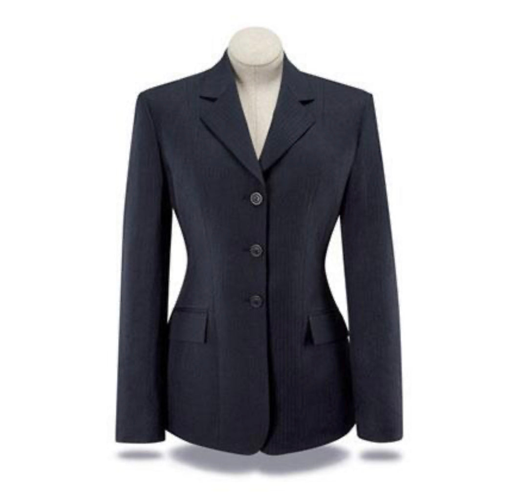 RJ Classics Girls Hampton Show Coat - Navy Blue