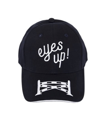 Eyes Up Navy Embroidered Ball Cap
