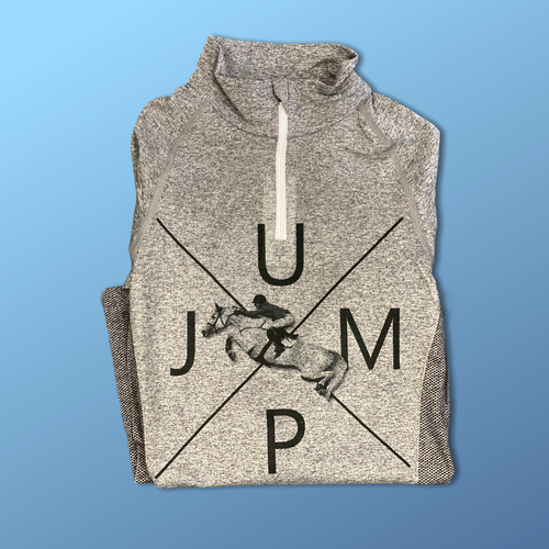 JUMP Quarter Zip Fitted Sport Shirt  - MORE ON ORDER!!