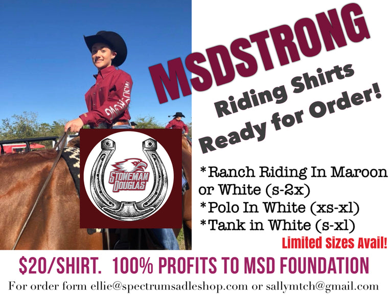 Show Your MSDStrong Support at Every Riding Event!