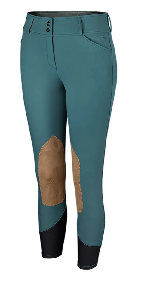 R.J. Classics Aria Calzoni Equitazione Mid-Rise Con Zip, Blu Profondo, Nuovi Con Etichette