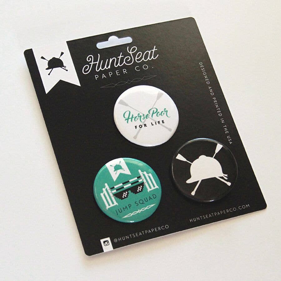 Hunt Seat Paper Co. - Button Pack (Equestrian)