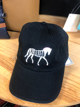 Florida Horse Embroidered Black Ball Cap