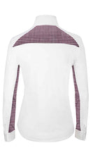 Wine Houndstooth Carly 37.5 Show Shirt